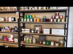 クリスマスのための手作りのデビッド石膏石膏フレグランス クチナシの香りのキャンドル