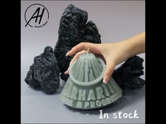 鉛フリー芯セラミック大豆の香りのキャンドル 230 グラム 6*6*10 センチメートル