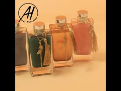 金の金属の蓋が付いている香りのガラスびんのリード ディフューザーのプライベート ラベル 100ml