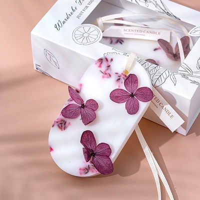 香りの家の卸し売りハンドメイドの乾燥された花車の家の芳香は大豆のろうタブレットの蝋燭をかぎつけた