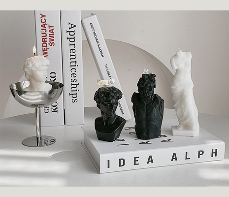 香りの家のロマンチックな愛香料入りの蝋燭のデイヴィッド金星Laocoonの人体の彫刻の大豆のワックスは蝋燭の誕生日プレゼントをかぎつけた