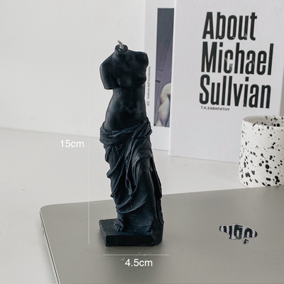香りの家のロマンチックな愛香料入りの蝋燭のデイヴィッド金星Laocoonの人体の彫刻の大豆のワックスは蝋燭の誕生日プレゼントをかぎつけた