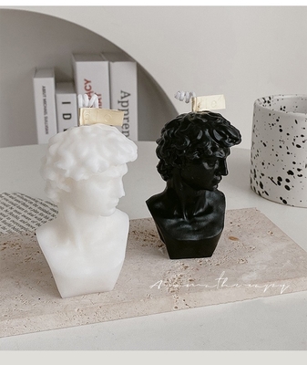 香りの家のロマンチックな愛香料入りの蝋燭のデイヴィッド金星Laocoonの人体の彫刻の大豆のワックスは蝋燭の誕生日プレゼントをかぎつけた