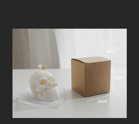 卸し売りハロウィンの家の装飾の芳香の商標の新型の頭骨の定形大豆のワックスの香料入りの技術の蝋燭
