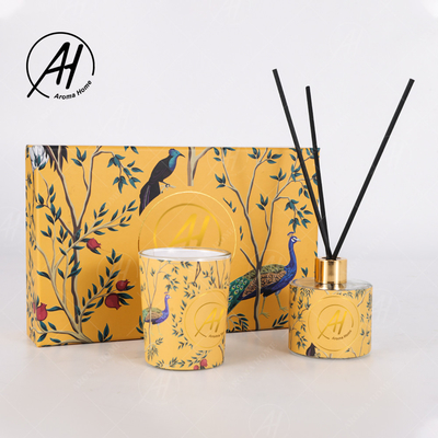 香りの家の贅沢なReedの拡散器自然なオイルの芳香剤のにおいはギフト セットの良否を明りにすかして調べる