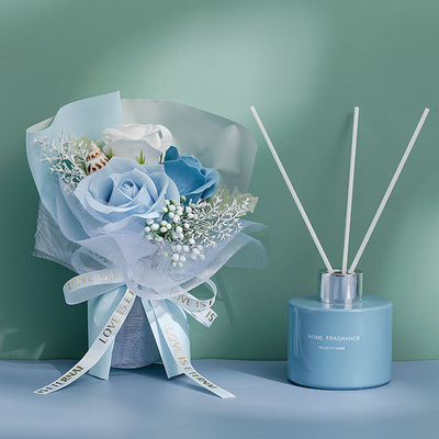 精油のにおいの棒の花のガラス ビンの防臭剤の芳香剤のReedの拡散器