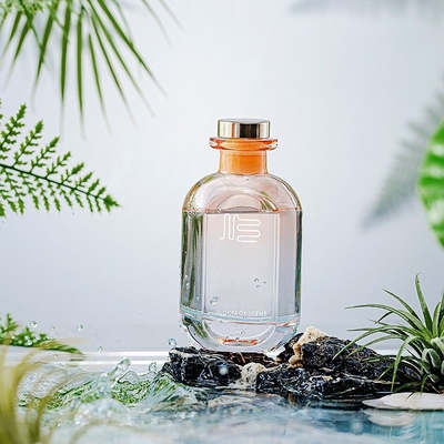 ガラス ビンの精油のアロマセラピーの棒の明確な世帯のReedの拡散器