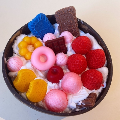 家の装飾のためのベトナムからの香りの家のココナッツ貝の蝋燭の大豆のワックス