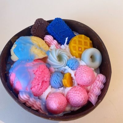 家の装飾のためのベトナムからの香りの家のココナッツ貝の蝋燭の大豆のワックス