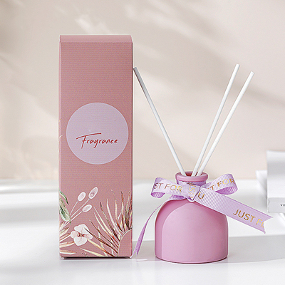 50ml ガラスのボトル 香水スティック アロマ 豪華な家庭用香水 ロープディフューザー