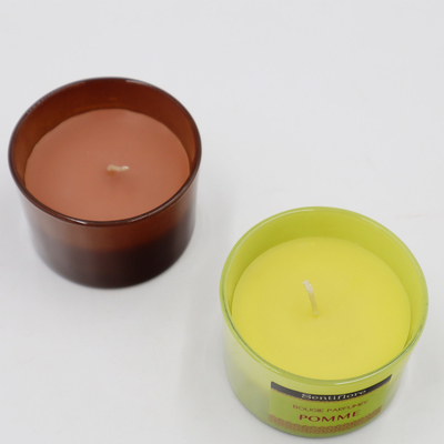 OEMの大豆のワックスは香りの家の蝋燭のココナッツおよび石灰4ozをかぎつけた