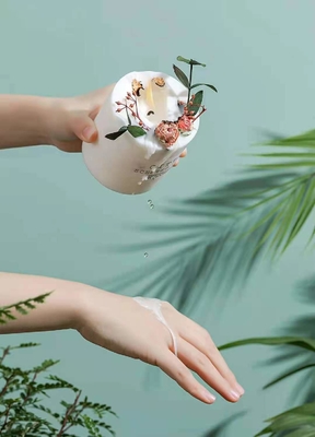 Msdsの大豆はアロマセラピーが花の蝋燭のギフト セット5ozを乾燥した花弁をかぎつけた