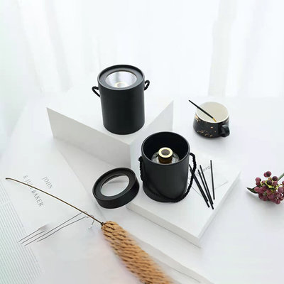 パチョリ ガラスのリードのこはく色の拡散器の浴室のための小型リードの拡散器