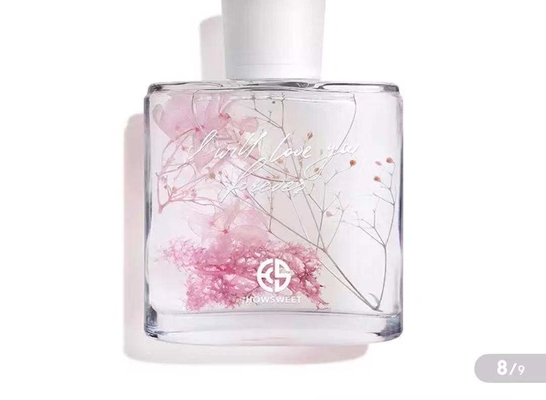 乾燥された花の装飾が付いている部屋の香水の香りのReedの拡散器100ml