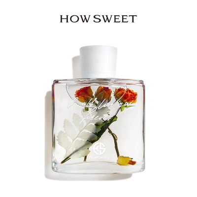 乾燥された花の装飾が付いている部屋の香水の香りのReedの拡散器100ml